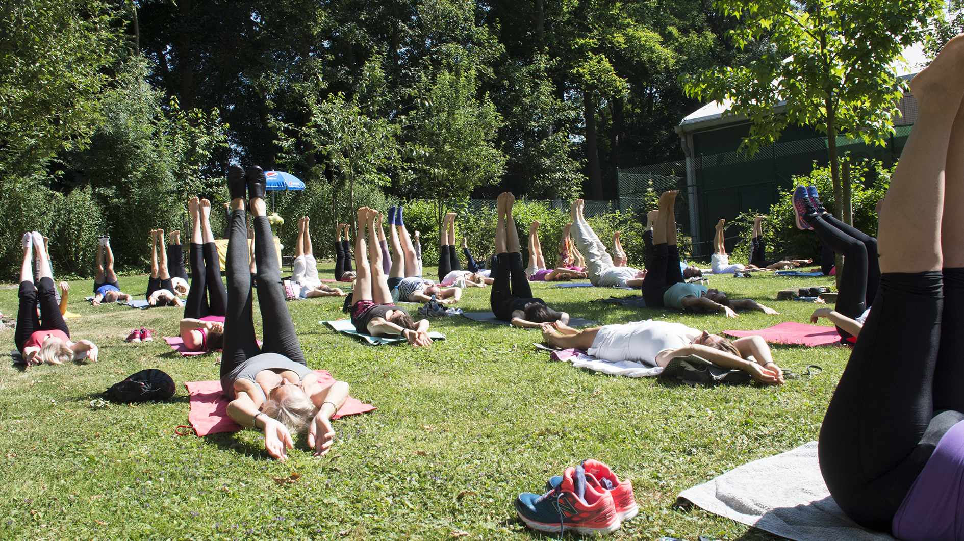 Cours de yoga en plein air Cours de yoga en plein air
